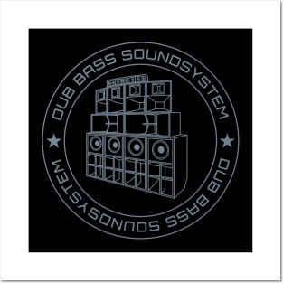 Dub Bass Soundsystem Speakers Posters and Art